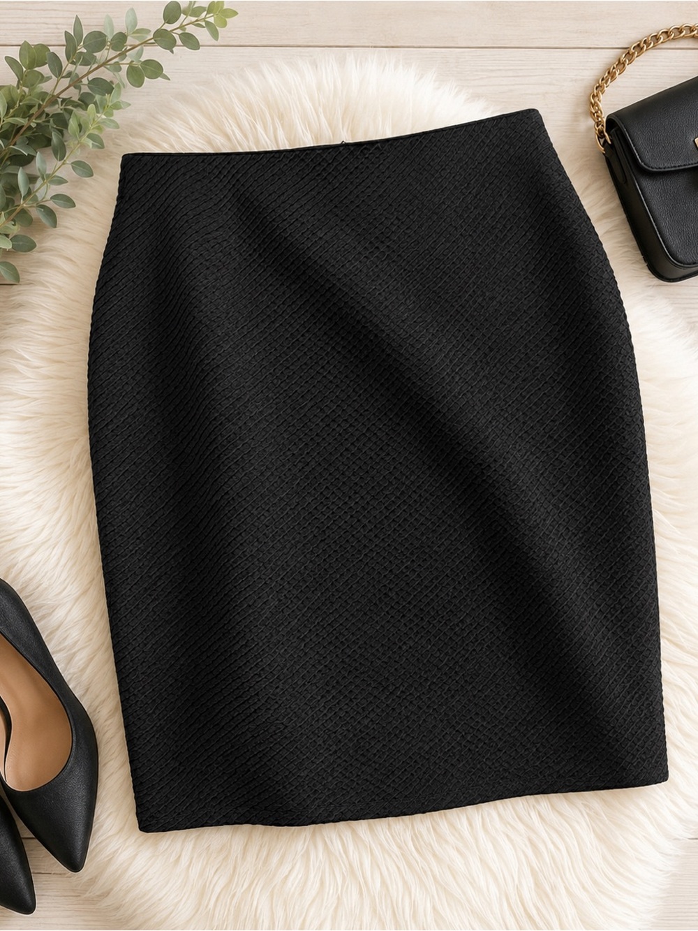 🖤 Textured Black Skirt – Women’s XL
Women’s Size XL | Excellent Condition